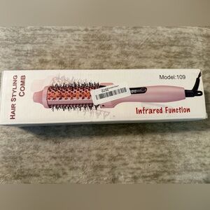 Infrared Hair Styling Comb - Light Pink